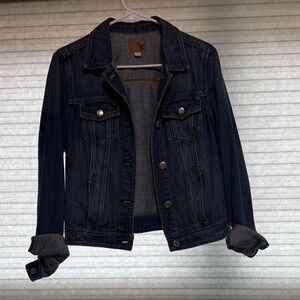 American Eagle Outfitters Dark Blue Jean Jacket